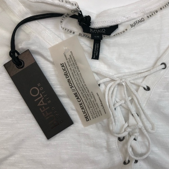 Buffalo by David Britton Lacey Henley Blouse - Picture 5 of 6